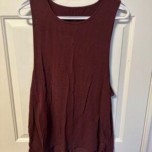 Alphalete Men's Burgundy Tank Top